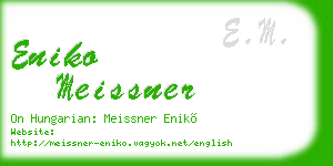 eniko meissner business card